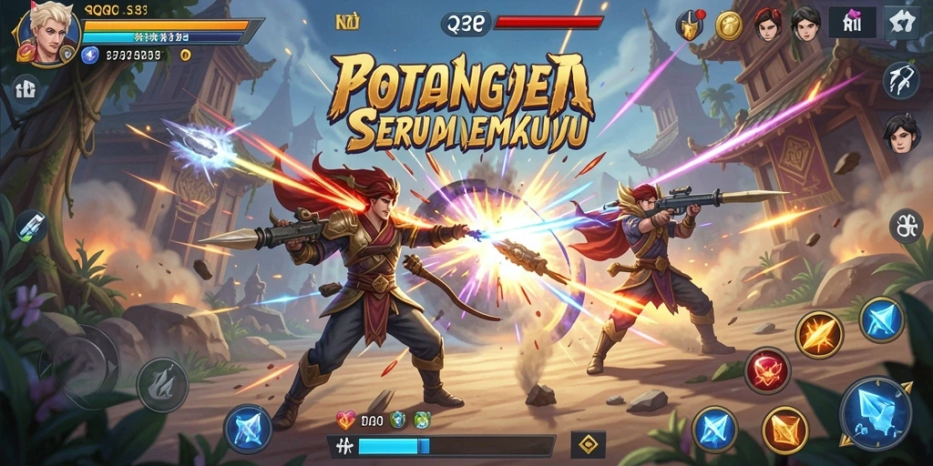 Tampilan gameplay QQRP yang penuh aksi dan mendebarkan.