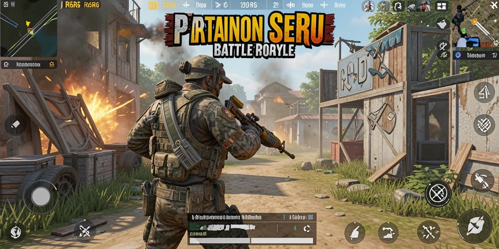 Tampilan menarik dari gameplay R6R6 dalam mode Battle Royale.