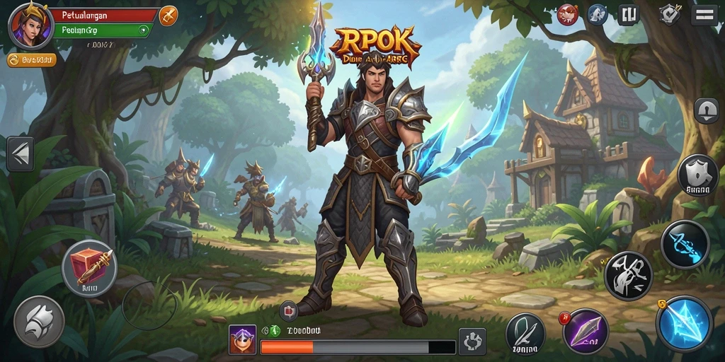 Gameplay seru RPOK dalam aksi ARPG yang mendebarkan.